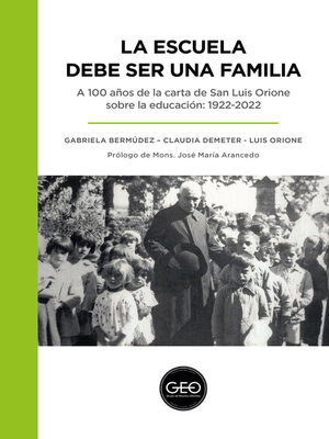 cover image of La escuela debe ser una familia
